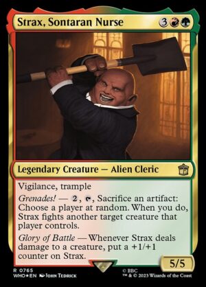 Strax, Sontaran Nurse Surge - Foil<br /><span class="collector-number">Collector No. 765</span>