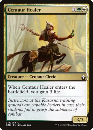 Centaur Healer<br /><span class="collector-number">Collector No. 219</span>