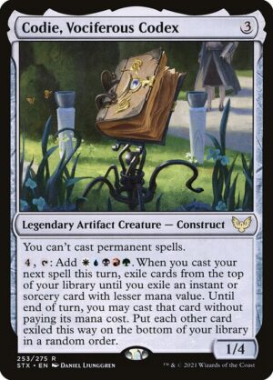 Codie, Vociferous Codex - Foil<br /><span class="collector-number">Collector No. 253</span>