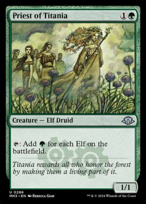 Priest of Titania - Foil<br /><span class="collector-number">Collector No. 286</span>