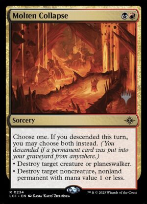Molten Collapse - Foil<br /><span class="collector-number">Collector No. 234p</span>