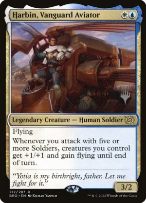 Harbin, Vanguard Aviator - Foil<br /><span class="collector-number">Collector No. 212p</span>