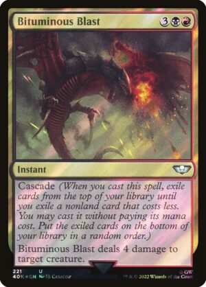 Bituminous Blast Surge - Foil<br /><span class="collector-number">Collector No. 221★</span>