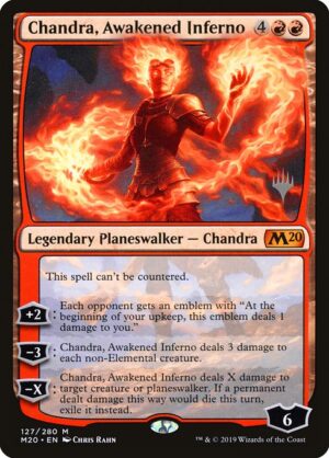 Chandra, Awakened Inferno<br /><span class="collector-number">Collector No. 127p</span>