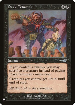 Dark Triumph<br /><span class="collector-number">Collector No. NEM-55</span>