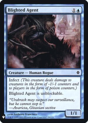 Blighted Agent - Foil<br /><span class="collector-number">Collector No. NPH-29</span>