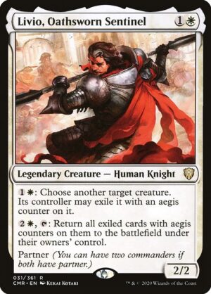 Livio, Oathsworn Sentinel - Foil<br /><span class="collector-number">Collector No. 31</span>