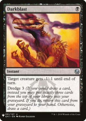 Darkblast<br /><span class="collector-number">Collector No. GK1-51</span>