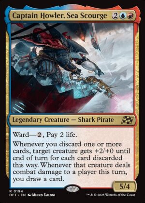 Captain Howler, Sea Scourge - Foil<br /><span class="collector-number">Collector No. 194</span>