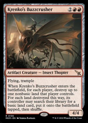 Krenko's Buzzcrusher - Foil<br /><span class="collector-number">Collector No. 136</span>