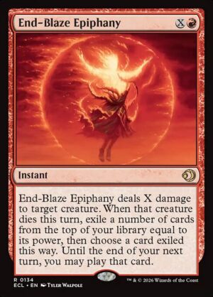 End-Blaze Epiphany - Foil<br /><span class="collector-number">Collector No. 134</span>
