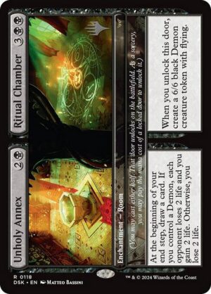 Unholy Annex // Ritual Chamber - Foil<br /><span class="collector-number">Collector No. 118p</span>