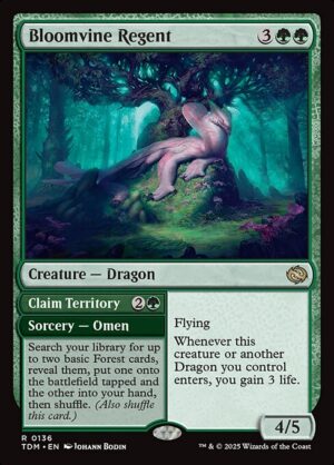 Bloomvine Regent // Claim Territory<br /><span class="collector-number">Collector No. 136</span>