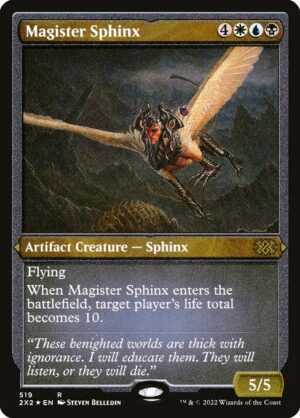 Magister Sphinx - Etched<br /><span class="collector-number">Collector No. 519</span>
