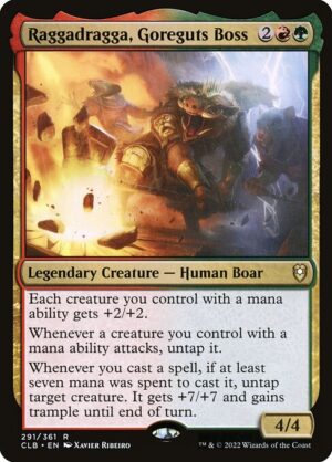 Raggadragga, Goreguts Boss - Foil<br /><span class="collector-number">Collector No. 291</span>