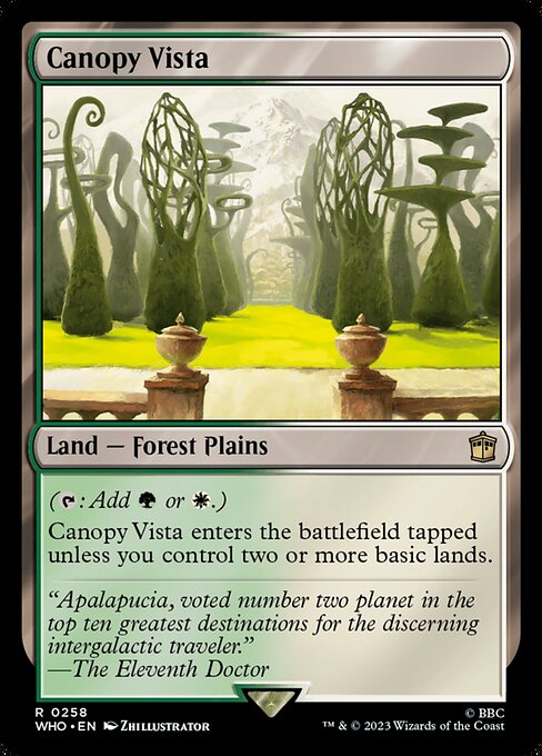 Canopy Vista - Foil<br /><span class="collector-number">Collector No. 258</span>