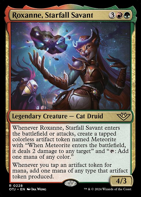 Roxanne, Starfall Savant - Foil<br /><span class="collector-number">Collector No. 228</span>