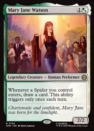 Mary Jane Watson - Foil<br /><span class="collector-number">Collector No. 134</span>