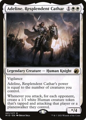 Adeline, Resplendent Cathar - Foil<br /><span class="collector-number">Collector No. 1</span>