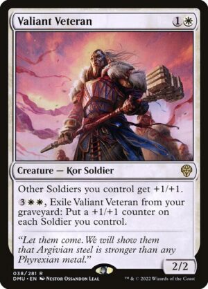 Valiant Veteran - Foil<br /><span class="collector-number">Collector No. 38</span>