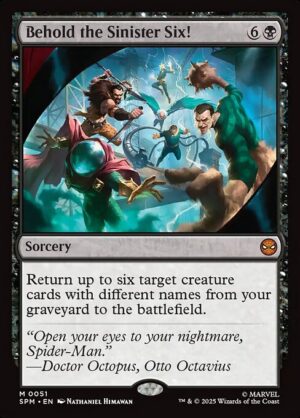 Behold the Sinister Six! - Foil<br /><span class="collector-number">Collector No. 51</span>