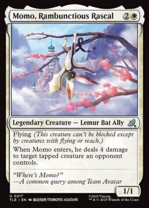 Momo, Rambunctious Rascal - Foil<br /><span class="collector-number">Collector No. 217</span>