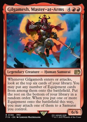 Gilgamesh, Master-at-Arms - Foil<br /><span class="collector-number">Collector No. 139</span>