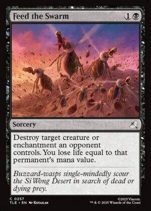 Feed the Swarm - Foil<br /><span class="collector-number">Collector No. 257</span>