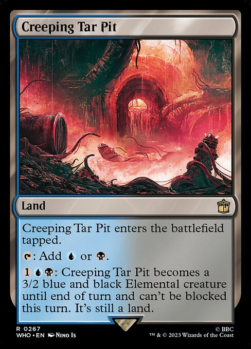 Creeping Tar Pit - Foil<br /><span class="collector-number">Collector No. 267</span>