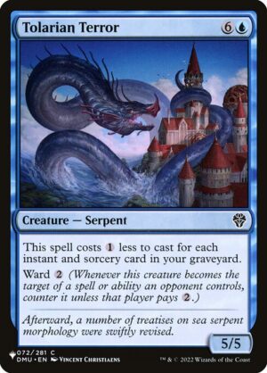 Tolarian Terror<br /><span class="collector-number">Collector No. DMU-72</span>