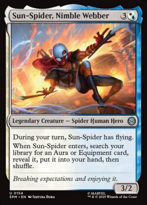 Sun-Spider, Nimble Webber<br /><span class="collector-number">Collector No. 154</span>