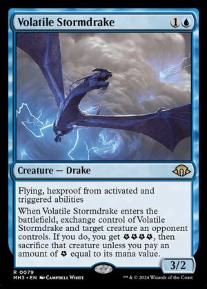 Volatile Stormdrake - Foil<br /><span class="collector-number">Collector No. 79</span>