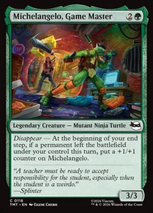 Michelangelo, Game Master<br /><span class="collector-number">Collector No. 118</span>