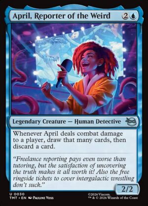 April, Reporter of the Weird - Foil<br /><span class="collector-number">Collector No. 30</span>