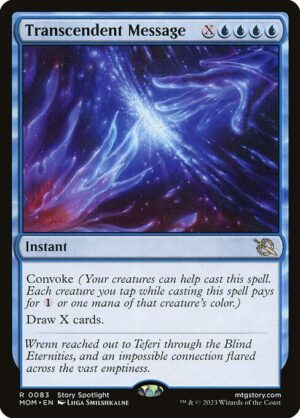 Transcendent Message - Foil<br /><span class="collector-number">Collector No. 83</span>