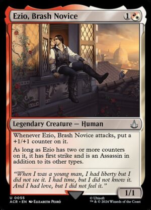 Ezio, Brash Novice - Foil<br /><span class="collector-number">Collector No. 55</span>