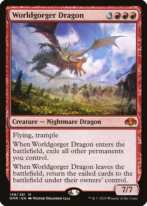 Worldgorger Dragon - Foil<br /><span class="collector-number">Collector No. 148</span>