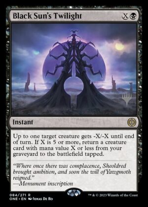 Black Sun's Twilight - Foil<br /><span class="collector-number">Collector No. 84p</span>