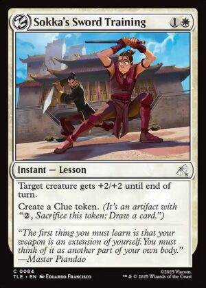 Sokka's Sword Training - Foil<br /><span class="collector-number">Collector No. 84</span>