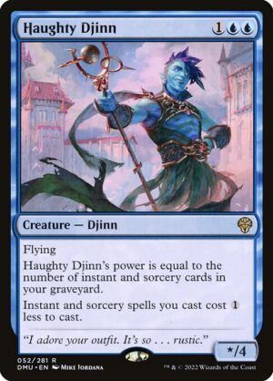 Haughty Djinn - Foil<br /><span class="collector-number">Collector No. 52</span>