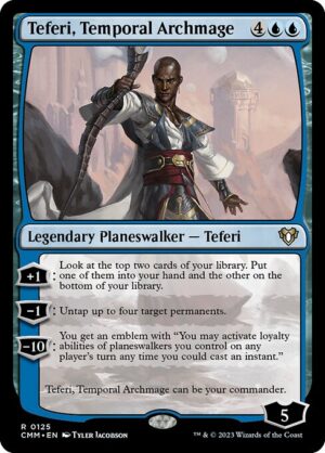 Teferi, Temporal Archmage - Foil<br /><span class="collector-number">Collector No. 125</span>