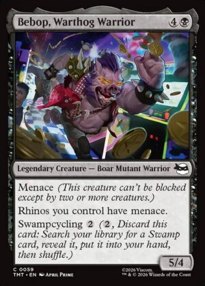 Bebop, Warthog Warrior - Foil<br /><span class="collector-number">Collector No. 59</span>