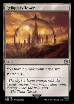 Reliquary Tower - Foil<br /><span class="collector-number">Collector No. 296</span>