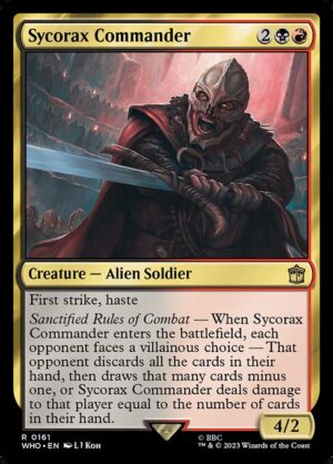 Sycorax Commander - Foil<br /><span class="collector-number">Collector No. 161</span>