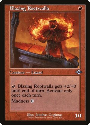 Blazing Rootwalla - Foil<br /><span class="collector-number">Collector No. 404</span>