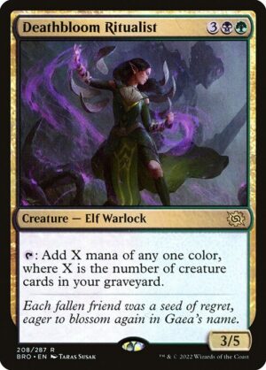Deathbloom Ritualist - Foil<br /><span class="collector-number">Collector No. 208</span>