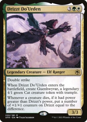 Drizzt Do'Urden - Foil<br /><span class="collector-number">Collector No. 220</span>