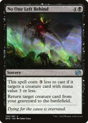 No One Left Behind - Foil<br /><span class="collector-number">Collector No. 109</span>