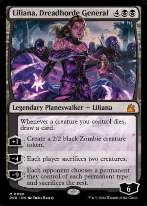 Liliana, Dreadhorde General - Foil<br /><span class="collector-number">Collector No. 80</span>