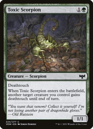Toxic Scorpion<br /><span class="collector-number">Collector No. 224</span>